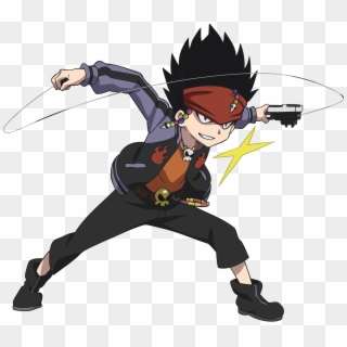 I Cant Belive That Hiei Appears In The New Beyblade - Personagens De Beyblade Burst, HD Png Download
