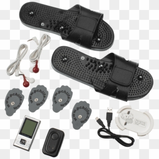 Pchlife 8-channel Digital Pulse Massager With Slippers - Mobile Phone, HD Png Download