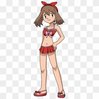 Pokemon Trainer May - Pokemon May Bathing Suit, HD Png Download