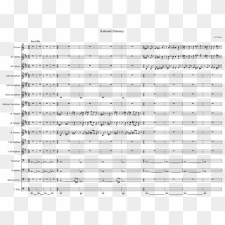 Katamari Damacy For Marching Band Sheet Music Download - Lacrimosa For F Horn, HD Png Download