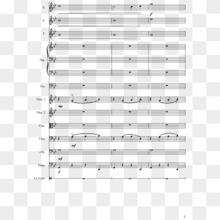 Daniel's Ending Sheet Music Composed By Mikkotarmia - Kung Fu Fighting Flute Sheet Music, HD Png Download