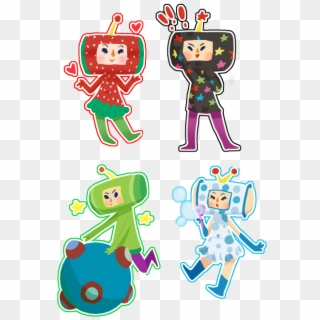 Katamari Stickers I'll Be Selling These Stickers At - Cartoon, HD Png Download