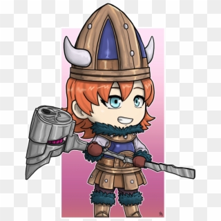 Tiny Viking Nora - Cartoon, HD Png Download