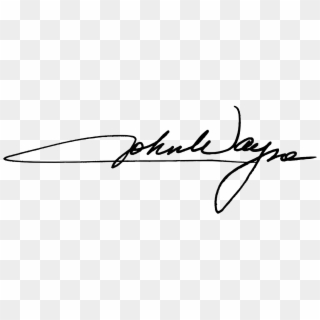 John Wayne Signature - John Wayne Svg, HD Png Download