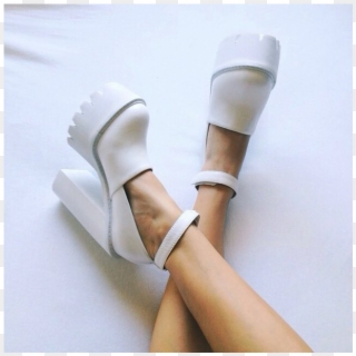 Aesthetic Tumblr White Shoes Png, Transparent Png