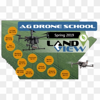 Landview Ag Drone School 2019 Spring - Model Aircraft, HD Png Download