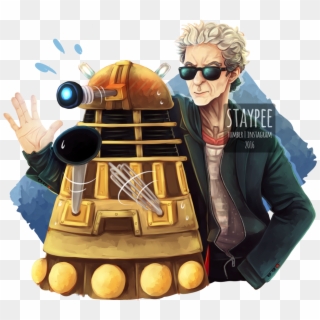 “ The Doctor And A Dalek Explain Explaaaaiiiinnn ” - Poster, HD Png Download