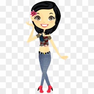 Hola,soy Monserrat Y Acá Les Dejo Muñecas En Png A - Cartoon, Transparent Png