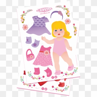 Cut-out Dolls - Doll, HD Png Download