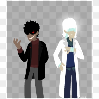 Doctor White And Mister Grey, From Quiet And Anta - Cartoon, HD Png Download
