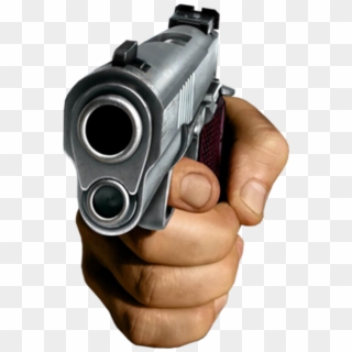 Sticker Free To Use - Hand With Gun Png, Transparent Png