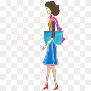 Man Women's Profile Bag Man Woman - Illustration, HD Png Download