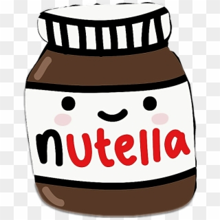 #nutella #cute #tumblr #png #love - Nutella Emoji, Transparent Png