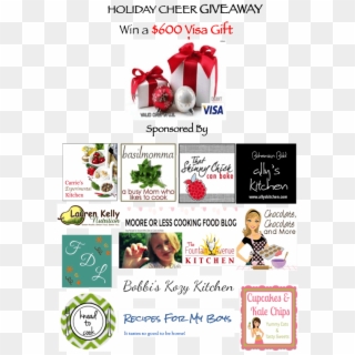 Holiday Cheer $600 Visa Gift Card Giveaway - Calligraphy, HD Png Download