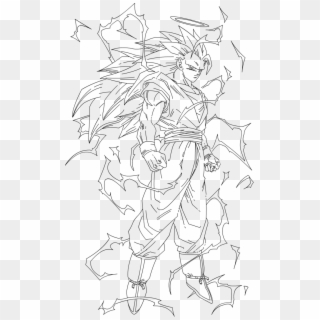 11 Pics Of Goku Ssj3 Coloring Pages - Super Saiyan 3 Goku Coloring Pages,  HD Png Download - 695x1149(#4438054) - PngFind