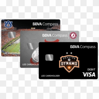 Sports Fan Banking - Personalized Bbva Compass Debit Card, HD Png Download