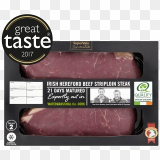 Supervalu Signature Tastes Irish Hereford Beef Striploin - Pastrami, HD Png Download