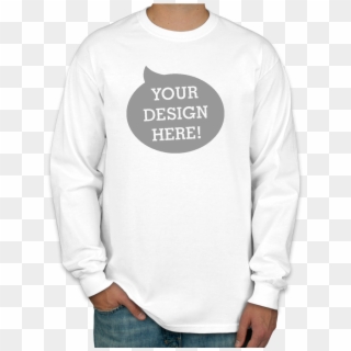 Hanes Beefy T Long Sleeve T Shirt - Long-sleeved T-shirt, HD Png Download