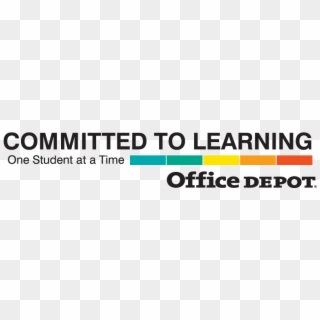 Office Depot, Inc - Office Depot Committed To Learning, HD Png Download
