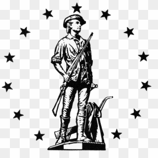 Minutemen - Google Search - Minuteman Black And White, HD Png Download
