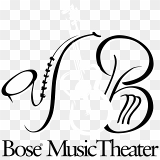 Bose Music Theater Logo Black And White - Illustration, HD Png Download