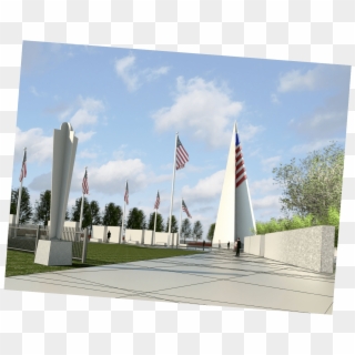 Cobb Veterans Memorial - Flag Of The United States, HD Png Download