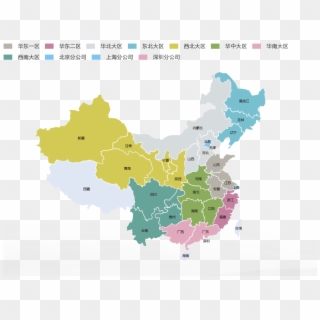 Fenzhijigou - China Map, HD Png Download