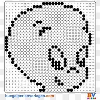 Casper Portrait Bügelperlen Vorlage - Gemini Cross Stitch Pattern, HD Png Download