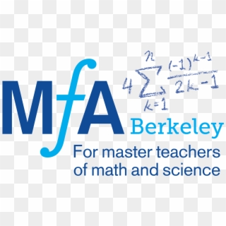 Mƒa Berkeley Logo-tagline, Color - Math For America, HD Png Download
