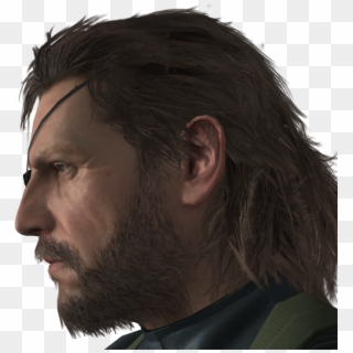Posted Image - Big Boss Mgs Hair, HD Png Download