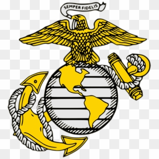Usmc Logo Transparent - Marine Corps Emblem, HD Png Download