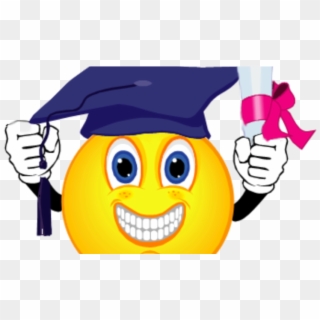 Scholarship Graduation Clip Art, Graduation Cap And - Graduation Smiley Face Clip Art, HD Png Download