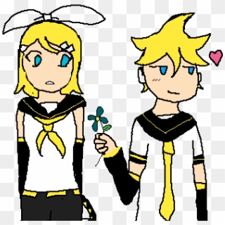 Len And Rin Kagamine - Cartoon, HD Png Download