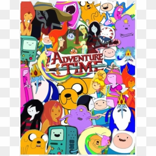 Time Main Characters Adventure Time All Main HD Png Download - 500x667(#4463089) - PngFind