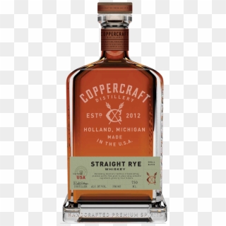 Straight Rye Whiskey - Coppercraft Distillery, HD Png Download