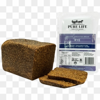 Pure Life Sprouted Rye Bread - Rye Bread, HD Png Download