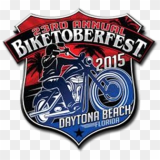 View Larger Image 2015 Daytona Beach Biketoberfest - Emblem, HD Png Download