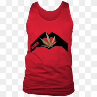 Heart Weed Men's Tank From Nug Mountain - Active Tank, HD Png Download