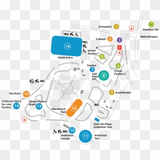 Tollwood Site-map - Map, HD Png Download
