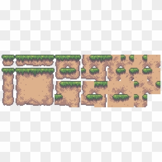 Preview - Grass And Dirt Tileset, HD Png Download