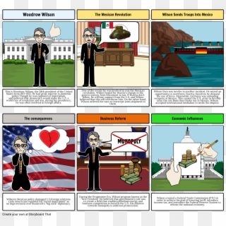 Progressive President Story Board - Progressive Era Storyboard, HD Png Download