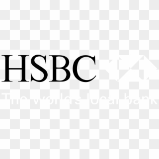 Hsbc Logo Png Transparent & Svg Vector Freebie Supply - Black-and-white, Png Download
