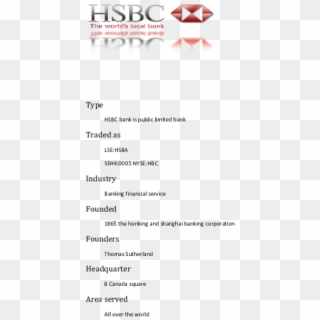 Docx - Hsbc, HD Png Download