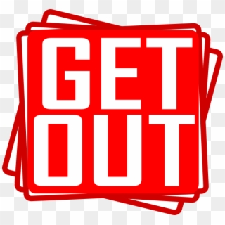 Get Out Clip Art, HD Png Download