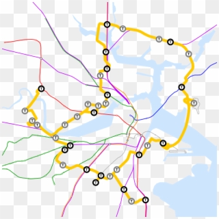 Mbta Urban Ring Map - Urban Ring Project Mbta, HD Png Download