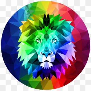 Ogario//agarplus Lion Custom Skin - Geometric Lion, HD Png Download