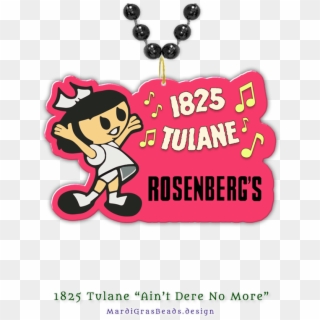 Vintage Rosenburg's Mascot Medallion Strung On Black - Rosenberg's 1825 Tulane, HD Png Download