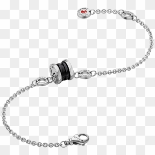 Save The Children Bracelet In Sterling Silver And Black - Bulgari Save The Children, HD Png Download