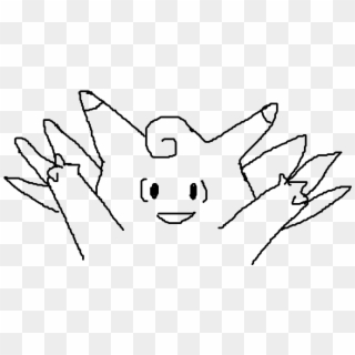 Clefable - Drawing, HD Png Download