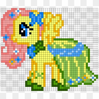 Gala Fluttershy My Little Pony Perler Bead Pattern - My Little Pony Perler Bead Patterns, HD Png Download